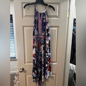 Dress Barn sleeveless dress flower print Size 16